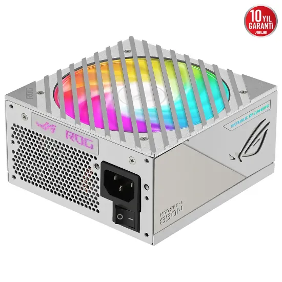 ASUS ROG LOKI SFX-L 850W PLATINUM BEYAZ PSU resmi