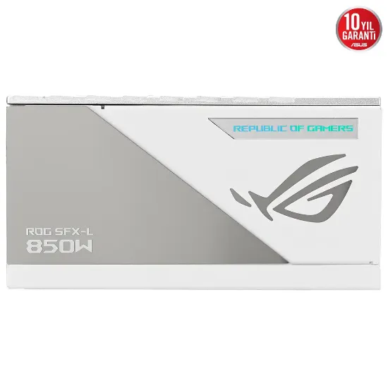 ASUS ROG LOKI SFX-L 850W PLATINUM BEYAZ PSU resmi
