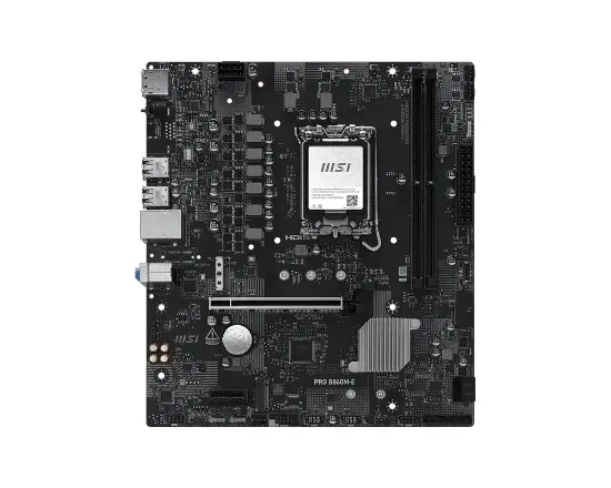 MSI PRO B860M-E DDR5 6400MHz(OC) 1851P mATX resmi