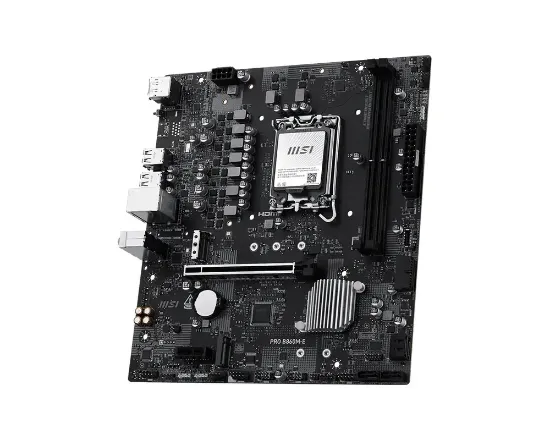 MSI PRO B860M-E DDR5 6400MHz(OC) 1851P mATX resmi