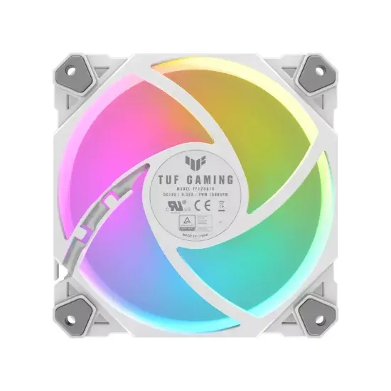 ASUS TUF GAMING TF120 ARGB 3IN1 BEYAZ KASA FANI resmi