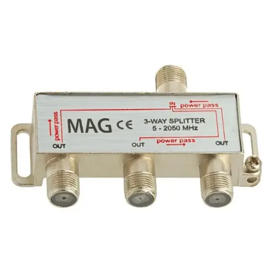 MAG 1/3 Splitter 5-2500 Mhz resmi