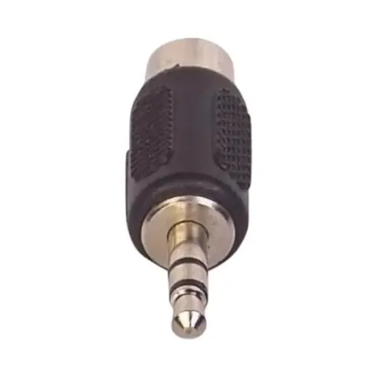3.5 Mm Stereo Erkek - 1 Rca Tos Dişi Çevirici Jack resmi