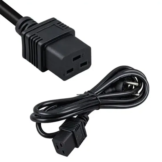 PowerMaster PM-7702 C20 Dikdörtgen Erkek Girişli 1.8 Metre UPS Power Kablo resmi