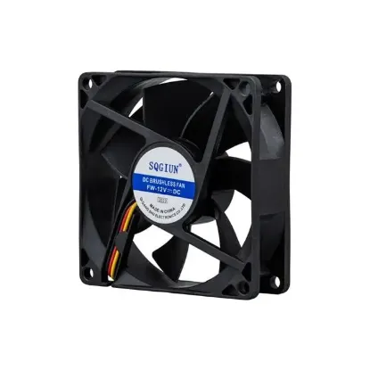 PowerMaster PM-17897 Fırçasız DC Fan 80x80x25mm 12 Volt 3 Pin resmi