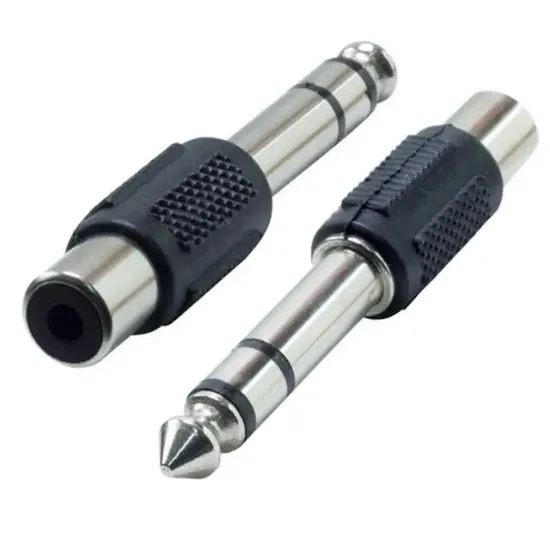 6,3 Mm Stereo Erkek - 1 Tos Dişi Jack resmi
