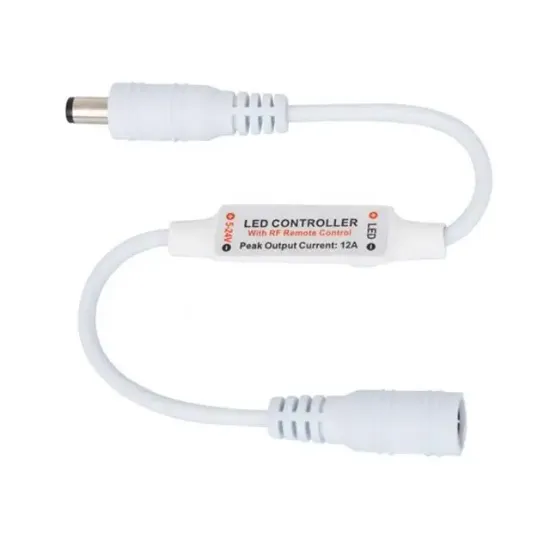 PowerMaster PM-4354 RF Uzaktan Kumandalı Şerit LED Dimmer Kontrol Cihazı (5-24V 12A) resmi