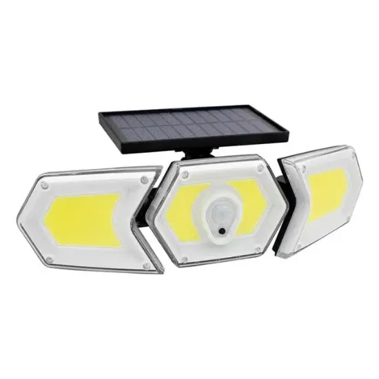 Powermaster Solar Güneş Enerjili Geniş Açılı Çift Kanatlı Cob Ledli 3 Modlu İndüksiyon Lambası W774B resmi
