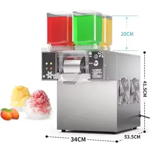 Jwbetter Kokteyl - Buz Kar Yapma Makinesi Ticari AC220V (ZB-XBJ124FZ) resmi