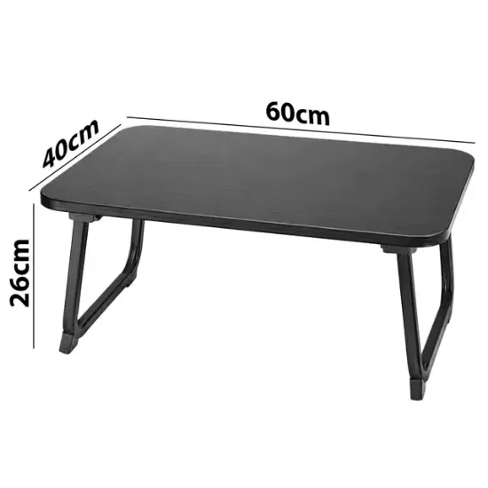 Sunup SN-29692 Katlanabilir Laptop Masası ve Yatak Koltuk Üzeri Tepsisi Siyah 60x40cm resmi