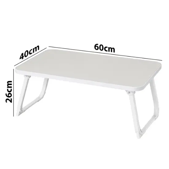 Sunup SN-29691 Katlanabilir Laptop Masası ve Yatak Koltuk Üzeri Tepsisi Beyaz 60x40cm resmi
