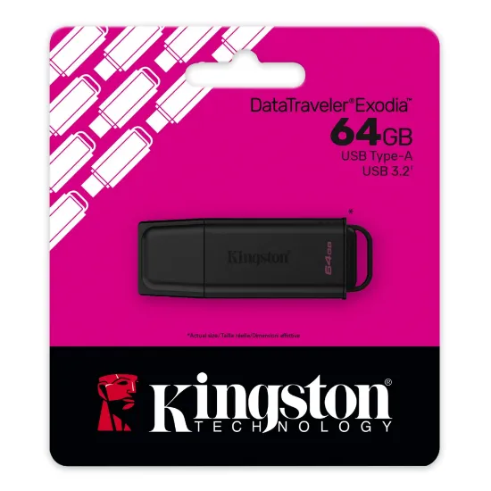 64GB USB3.2 DTXG2/64GB EXODIA KINGSTON resmi