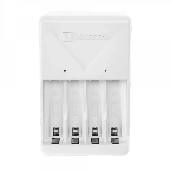Varta 4XAA 2100 Mah Pilli Beyaz Plug Pil Şarj Ci̇hazı resmi