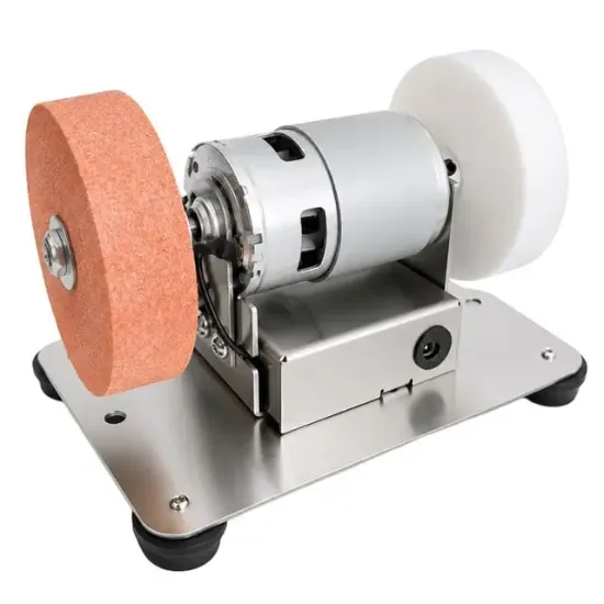 Powermaster AJ001 Mini Masaüstü Taşlama ve Bileme Makinesi - 24V 8000 RPM Hız Ayarlı resmi