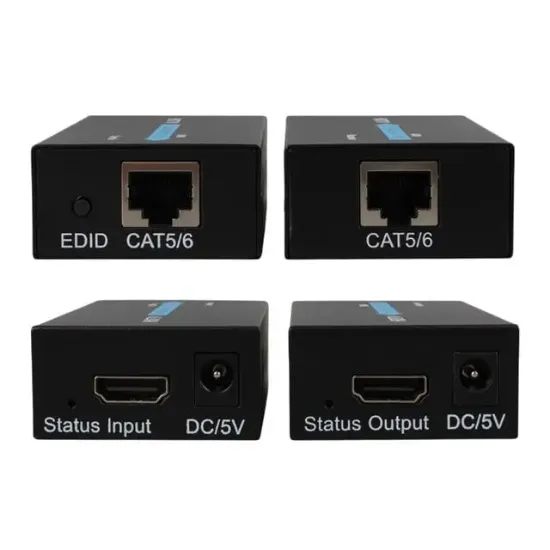 Powermaster PM-18232 HDMI To Cat5-Cat6 Extender 60 Metre Uzatıcı resmi