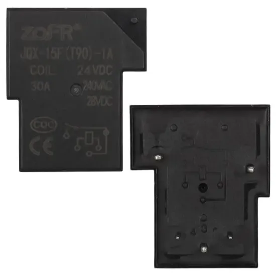 24V 30A 5 Pin Röle (JQX-15F-T90-24VDC) resmi