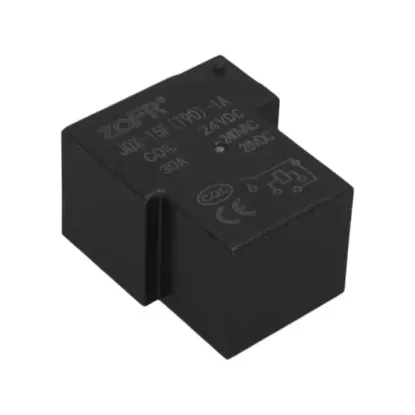 24V 30A 5 Pin Röle (JQX-15F-T90-24VDC) resmi