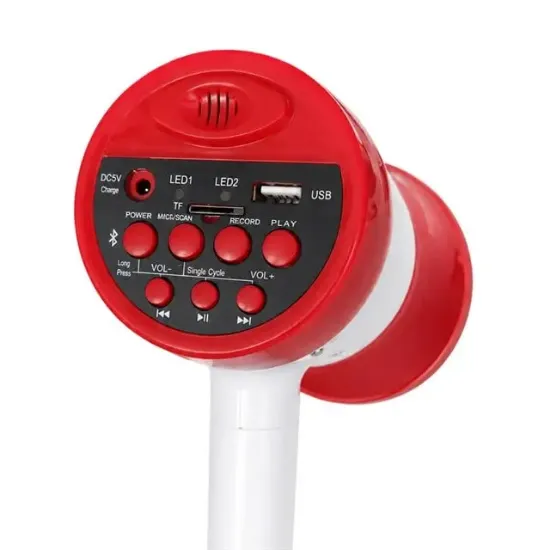 Magicvoice 619U 50 Watt Şarj Edilebilir El Megafonu Bluetooth ve Ses Kayıt Destekli resmi