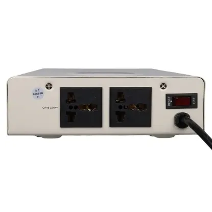 Powermaster SLIM-2000 Otomatik 2000VA Kombi Voltaj Regülatörü (İngiliz Fişli ve Evrensel Çoklu Soketli) resmi