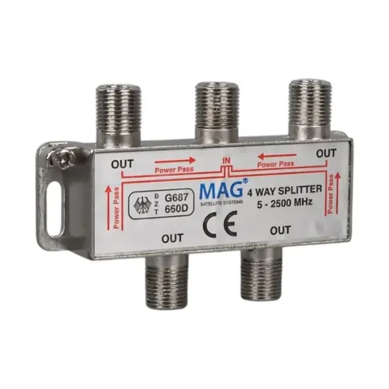 Mag 5-2500 Mhz 1/4 Splitter resmi