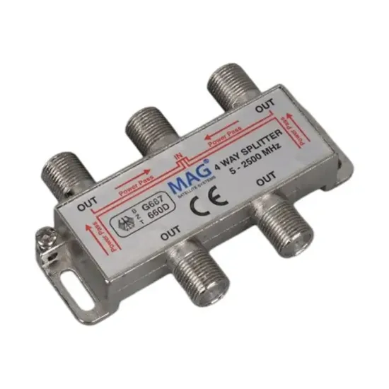 Mag 5-2500 Mhz 1/4 Splitter resmi