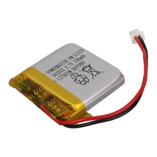 PowerMaster 502525 3.7 Volt 300 Mah Lityum Polimer Pil resmi