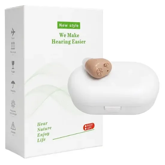Sunup SN-37862 Ayarlanabilir Ses Hassasiyetli Akıllı Kulak İçi İşitme Cihazı Ten Rengi Tek Taraflı resmi