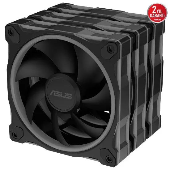 ASUS PRIME MR120 SOĞUTUCU KASA RADYATÖR FANI ARGB 120MM SİYAH 3IN1 resmi