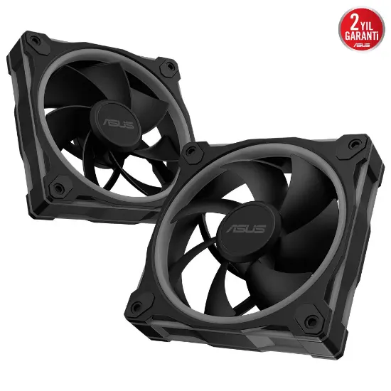 ASUS PRIME MR120 SOĞUTUCU KASA RADYATÖR FANI ARGB 120MM SİYAH 3IN1 resmi