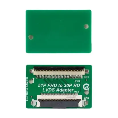 Lcd Panel Flexi Repair 51p Fhd To 30p Hd Lvds Fpc To Fpc Lg In Sam Out QK0806A resmi