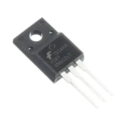 6N60A TO-220F Mosfet resmi