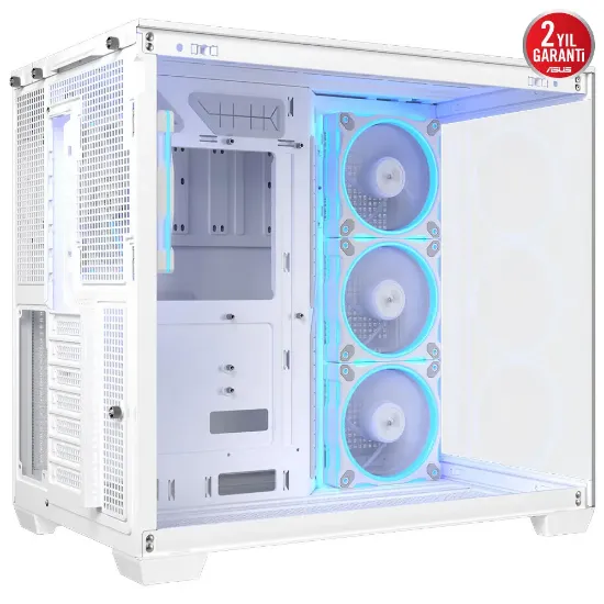 ASUS A32 PLUS M-ATX 3.2 GEN 2X1 TYPE C PORTU VE 360MM AIO CPU SOĞUTUCU & 420MM EKRAN KARTIYLA UYUMLU BEYAZ resmi