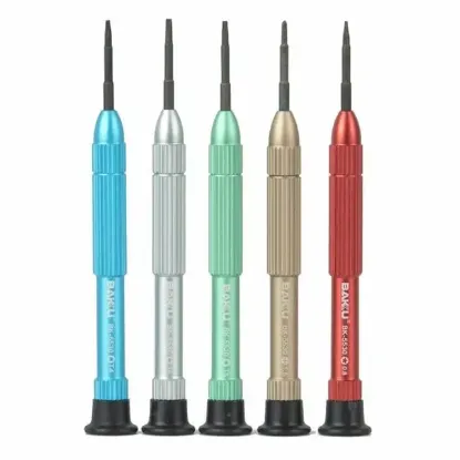 Baku BK-5530 Telefon Tamir 5in1 Tornavida Seti resmi
