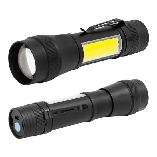 Powermaster Metal Su Geçirmez 3400 Lümen Power Ledli Şarjlı El Feneri PM-14622 resmi