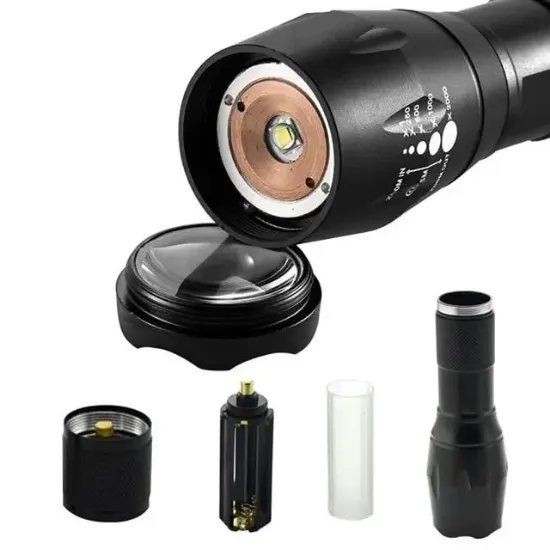 Powermaster Şarjlı Zoom'lu Ledli El Feneri PM-14623 resmi