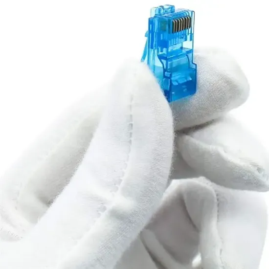 Powermaster PM-22702 RJ45 RJ45 CAT6 8P/8C Mavi Soket (100'lü Paket) resmi