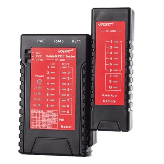 Noyafa NF-468S RJ45-RJ11-Poe Kablo Test Cihazı resmi