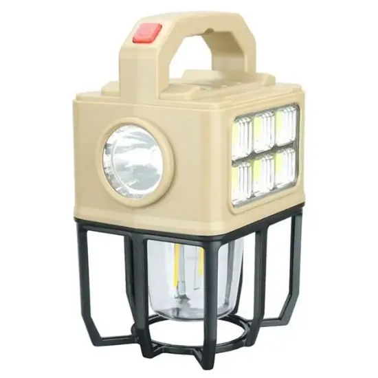 PowerMaster PM-26460 3 Modlu Beyaz - Filament Solar Masa - Kamp Lambası - El Feneri resmi