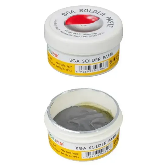 Baku BK-050G 50 Gram Sıvı Krem Lehim - BGA İşlemleri İçin Profesyonel Kalite, 25-45 Mikron resmi