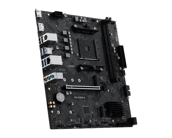 MSI PRO B550M-B AM4 DDR4 4600(OC) HDMI DP 2x M.2 USB 5Gbps mATX resmi