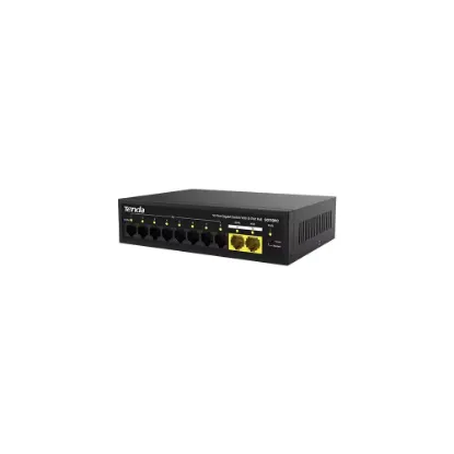 TENDA S110GPC 10 PORT 10/100/1000 MBPS POE SWITCH resmi
