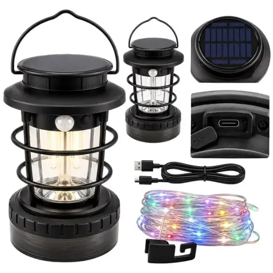 PowerMaster HOP-8819 Solar Sensörlü Kamp Lambası resmi
