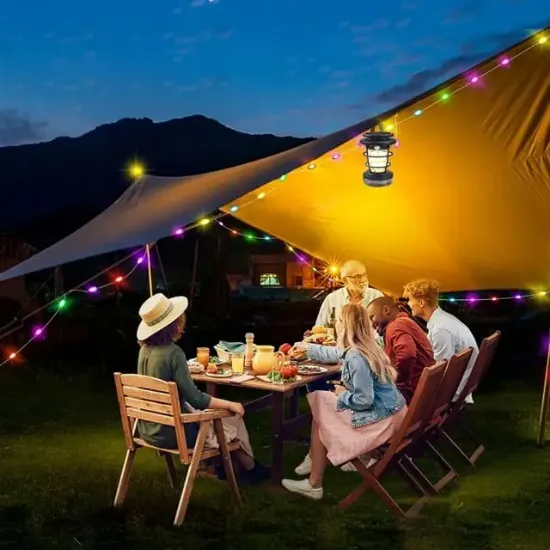 PowerMaster HOP-8819 Solar Sensörlü Kamp Lambası resmi