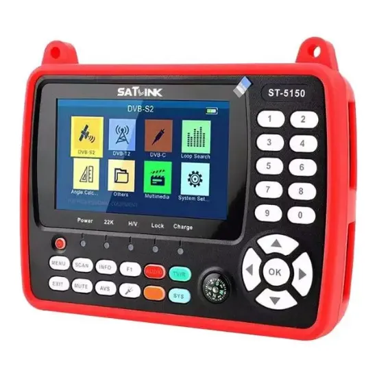 Satlink ST-5150 Combo DVB-S/S2/C/T/T2  - 4.3'' Ekranlı Görüntülü Full HD Uydu Yön Bulucu resmi
