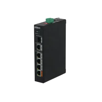 DAHUA PFS3106-4ET-60 4 PORT 4XFE-2XFE YÖNETİLEMEZ 60W POE SWİTCH resmi