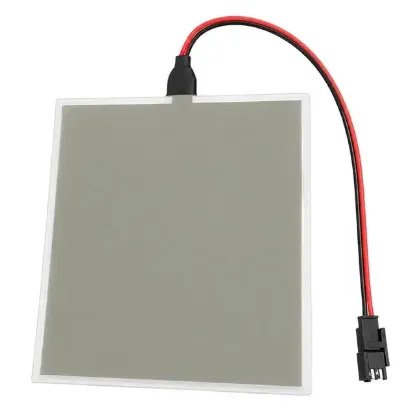 Powermaster PM-37727 100x100mm Elektrominesans (EL) 3V Led Panel Beyaz Aydınlatmalı Esnek Yapı resmi
