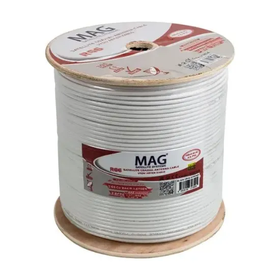Mag RG59 Fa 300 Metre Mini Anten Kablosu resmi