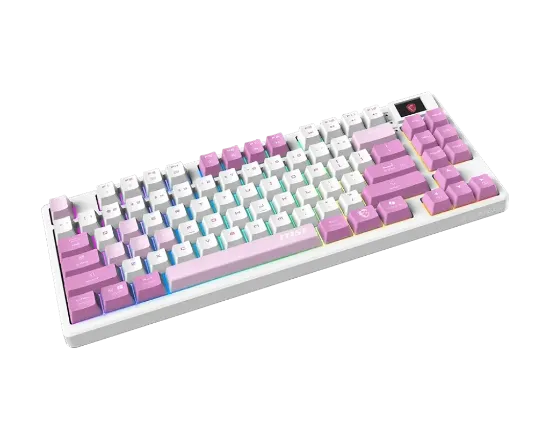 MSI FORGE GK600 TKL W VIOLET TR GAMING KLAVYE resmi