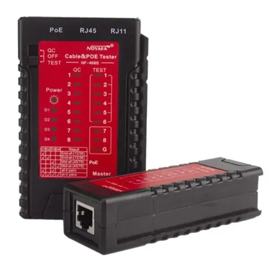 Noyafa NF-468S RJ45-RJ11-Poe Kablo Test Cihazı resmi