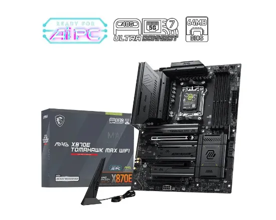 MSI MAG X870E TOMAHAWK MAX WIFI AM5 DDR5 ANAKART resmi